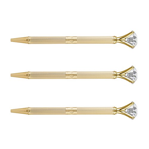 Gem Pen - Etched Gold