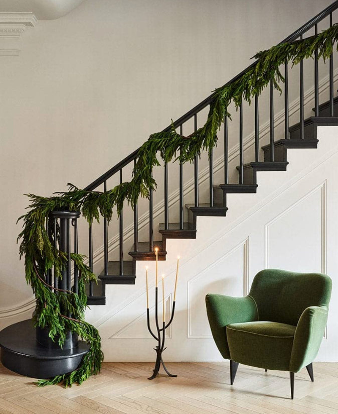 Real Touch Norfolk Pine Garland - 180"