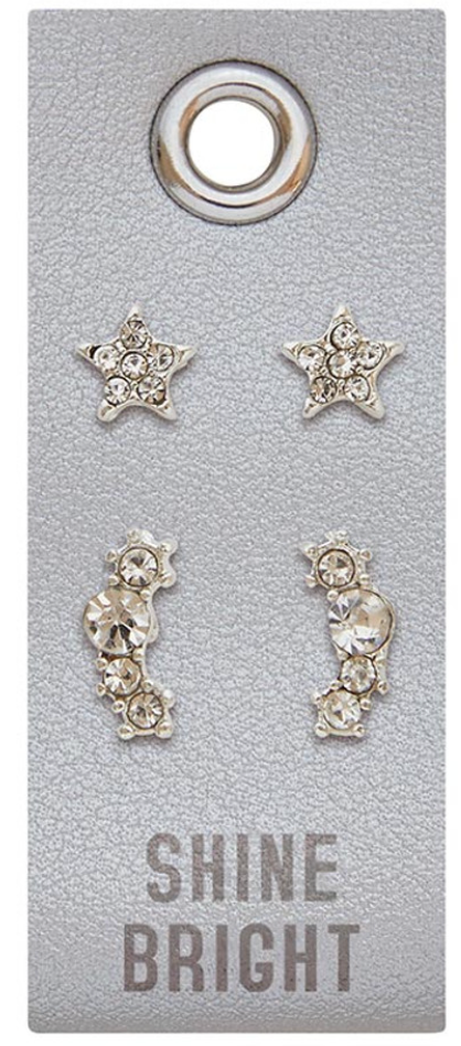 Silver Stud Earring Set - Shine Bright