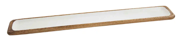 White Enameled Mango Board