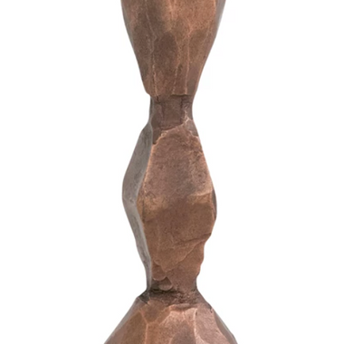 Hand-Forged Antique Copper Iron Taper Holder