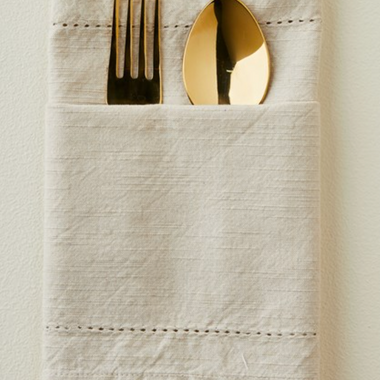 Stonewashed Fringe Napkin