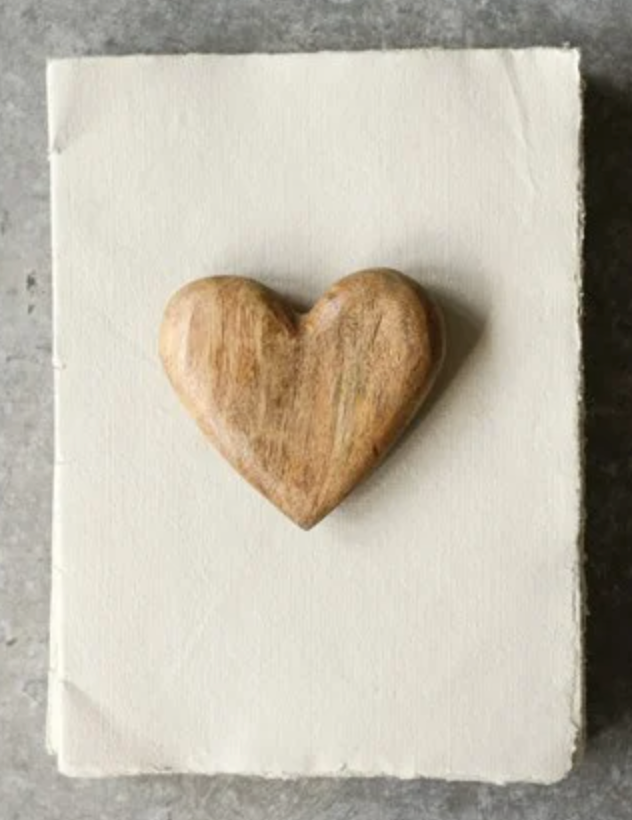 Mango Wood Heart