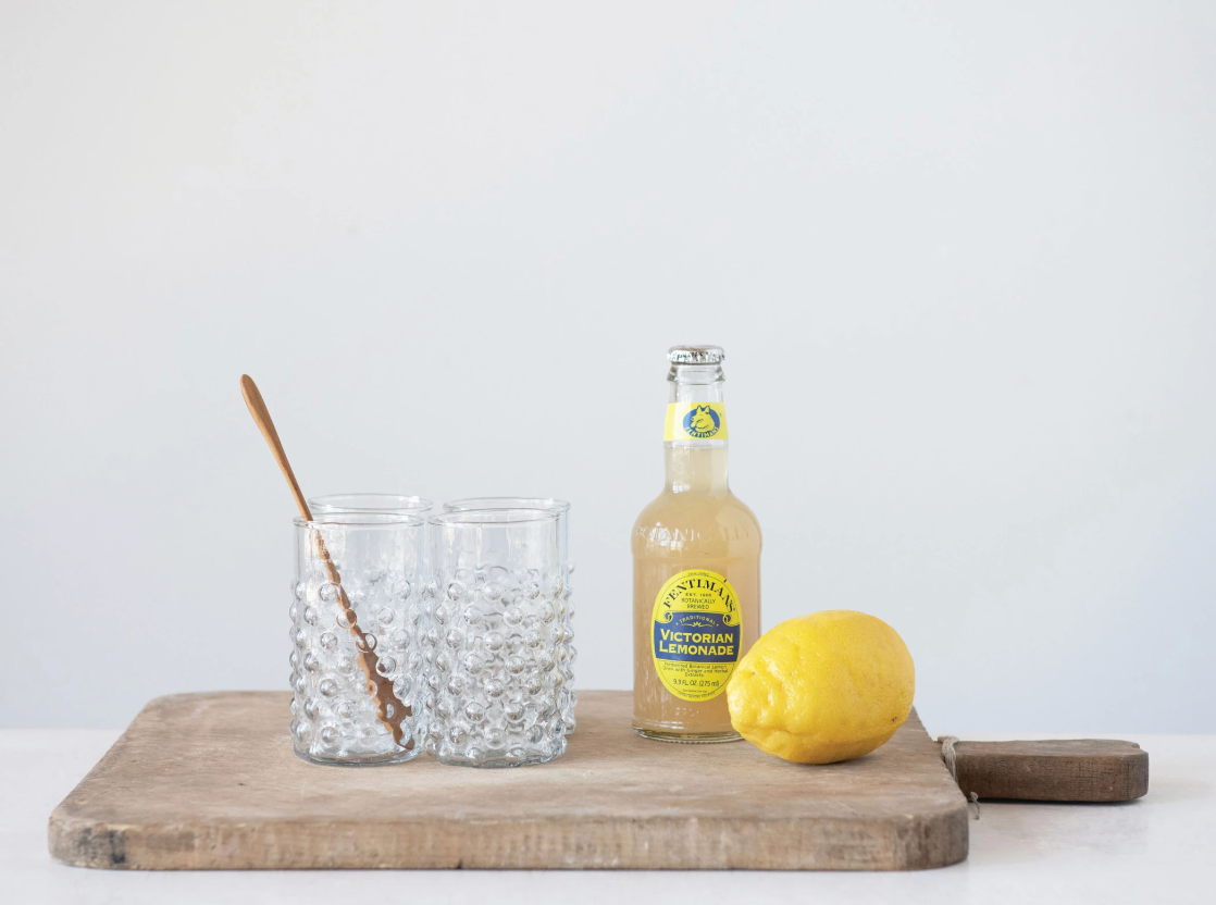Hobnail Drinking Glass