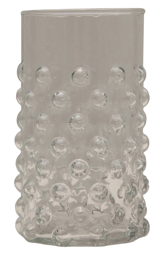 Hobnail Drinking Glass