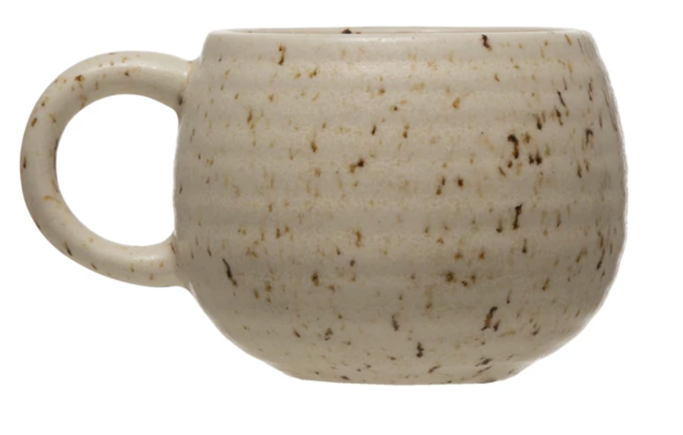 Stoneware Mug with Glaze