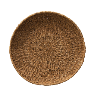Hand-Woven Decorative Seagrass Tray