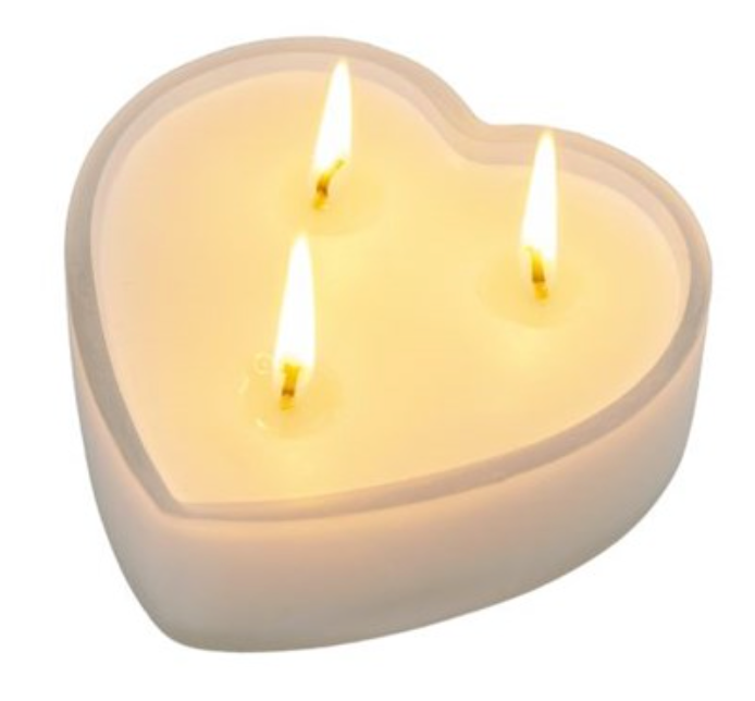 Sweetheart Candle - Three Wick