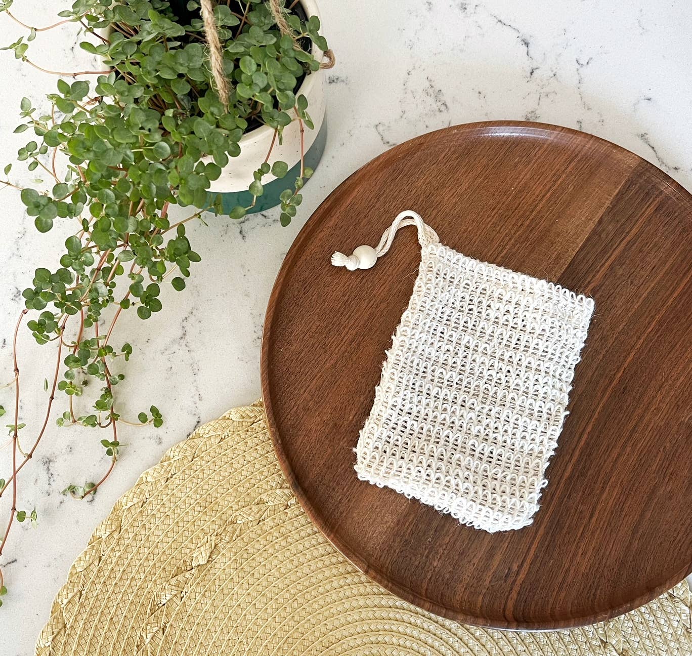 Natural Sisal Soap Saver Pouch