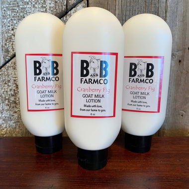 Cranberry Fig Goat Milk Lotion - 8 oz.