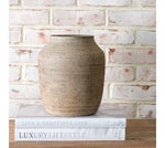 Natural Stripe Ceramic Vase