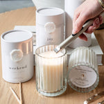 Homebody - Santal + Shea Butter Fluted Coconut Wax Candle