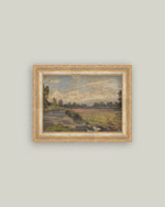 10x12 Beneath a Clouded Sky Framed Art