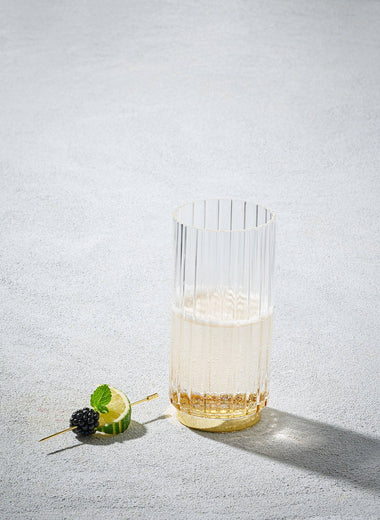 Elegant Gold Highball Glass - 15.5 oz