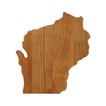 Wisconsin Shaped Cheese Serving Board