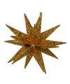12" Gold Moravian Star Tree Topper