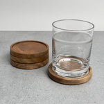 Acacia Wood Coasters S/4