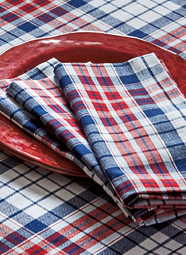 Arlo Plaid Napkin Set of 4