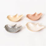 Reactive Glaze Bird Dish
