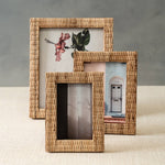 4x6 Woven Rattan Photo Frame