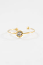 Circle Charm Adjustable Ring