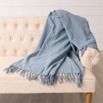 Dusty Blue Throw