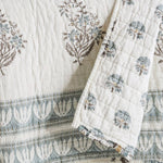 Kamira Ochre Quilted Throw - 50x60"