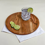 12" Rustic Round Tray