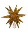 12" Gold Moravian Star Tree Topper