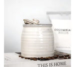 White Ceramic Canister