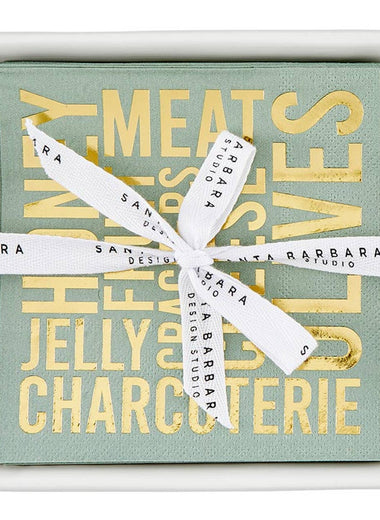 Ceramic Napkin Tray + Charcuterie Napkins