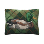 14x18 Mallard Plaid Hook Pillow