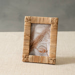4x6 Woven Rattan Photo Frame