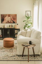 14x20 Neutral Blush Floral Pillow Cover