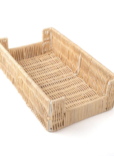 Natural Rattan Guest Towel Tray