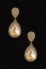 Rhinestone Crystal Teardrop Earring