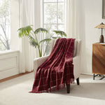 Windowpane Cashmere-Like Throw - 50x60