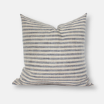22x22 Sanford Blue Stripe Pillow Cover