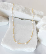 Ashtyn Pearl Beaded Chain Necklace