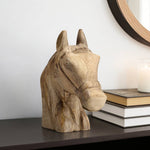 Handcrafted Carved Wooden Horse