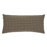 14x31 Houndstooth Brown Pillow
