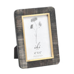 4x6 Black Fish Horn Photo Frame