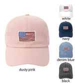 American Flag Embroidered Baseball Cap