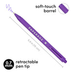 20 Pack Retractable Gel Pens- Rainbow