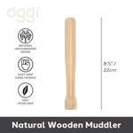 Wooden Cocktail Muddler - 8.5" / 22cm