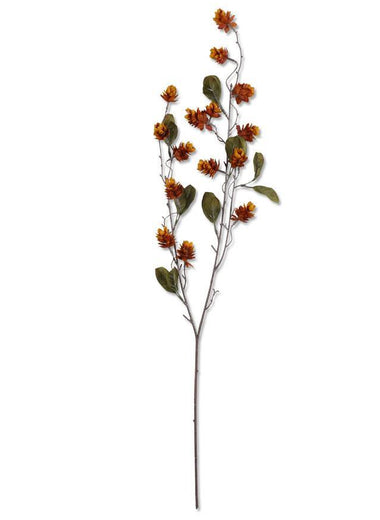 35 Inch Rust Hops w/Leaves Spray