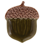 6.5" Olive Green Acorn Plate