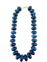 Liberty Chunky Beaded Necklace - Navy