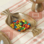 Gold Candy-Shaped Dish