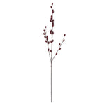 33" Burgundy Pussy Willow Stem